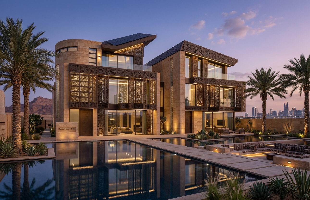 واجهة ألمنيوزجاج لمبنى إداري